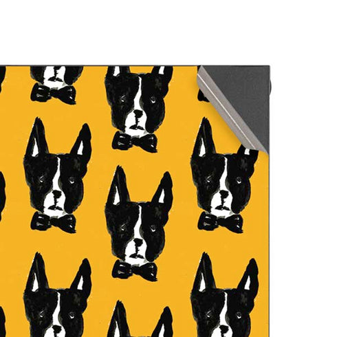Bouffants and Broken Hearts Boston Terrier XBox Series X Digital Edition Console Skin